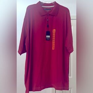(3) NWT Pebble Beach Performance Men’s Red XXL Golf Shirts